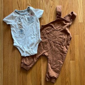 Star Wars Onesie & H&M overall bundle lot